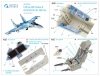 Quinta Studio QD48234 Su-35S 3D-Printed & coloured Interior on decal paper (KittyHawk) 1/48